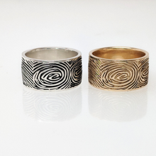 Load image into Gallery viewer, Fingerprint  Ring- Custom Order