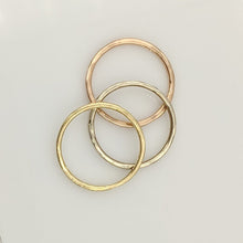 Load image into Gallery viewer, Stacking Rings Hammered Texture