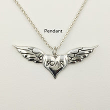 Load image into Gallery viewer, Angel Wings Reversible Pendant or Necklace