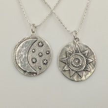Load image into Gallery viewer, Celestial Zia Sun and Moon Reversible Pendant