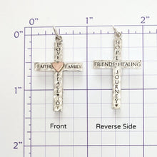 Load image into Gallery viewer, Inspirational Reversible Cross Pendant