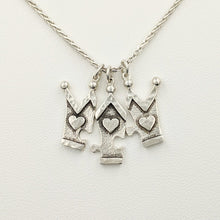 Load image into Gallery viewer, Crown 3 Piece Puzzle Set with Hearts or Faceted Gemstones