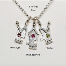 Load image into Gallery viewer, Crown 3 Piece Puzzle Set with Hearts or Faceted Gemstones
