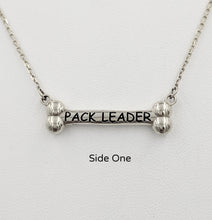 Load image into Gallery viewer, Dog Bone Pack Leader /Alpha Bitch Reversible Necklace