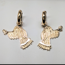 Load image into Gallery viewer, Rocky Doodle Silhouette Dog Earrings - with or without Pearl Accents