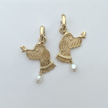 Load image into Gallery viewer, Rocky Doodle Silhouette Dog Earrings - with or without Pearl Accents
