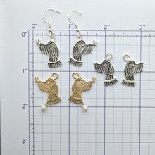 Load image into Gallery viewer, Rocky Doodle Silhouette Dog Earrings - with or without Pearl Accents