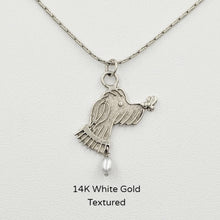 Load image into Gallery viewer, Rocky Doodle Silhouette Dog Pendant with or without Pearl Accent