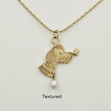 Load image into Gallery viewer, Rocky Doodle Silhouette Dog Pendant with or without Pearl Accent