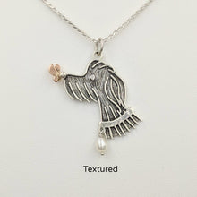 Load image into Gallery viewer, Rocky Doodle Silhouette Dog Pendant with or without Pearl Accent