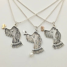 Load image into Gallery viewer, Rocky Doodle Silhouette Dog Pendant with or without Pearl Accent