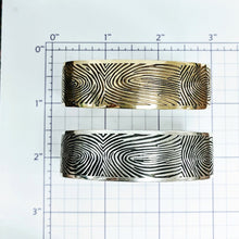 Load image into Gallery viewer, Extra Wide Fingerprint Cuff Bracelet - Custom Order