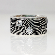 Load image into Gallery viewer, Fingerprint Family Eternity Band - Custom Order