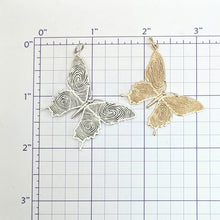 Load image into Gallery viewer, Fingerprint Swallowtail Butterfly Pendant - Custom Order