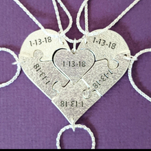 Load image into Gallery viewer, Bridesmaid Heart Puzzle Set