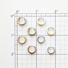 Load image into Gallery viewer, Earrings Huggies - Hinged Loops