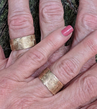 Load image into Gallery viewer, Fingerprint Wedding Ring- Custom Order
