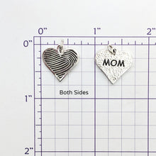 Load image into Gallery viewer, Fingerprint Heart Charm - Custom Order