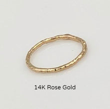 Load image into Gallery viewer, Stacking Rings Organic Texture