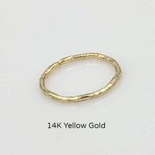 Load image into Gallery viewer, Stacking Rings Organic Texture