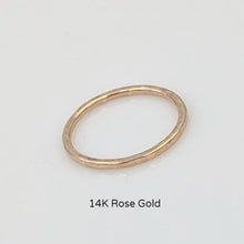 Load image into Gallery viewer, Stacking Rings Hammered Texture
