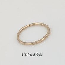 Load image into Gallery viewer, Stacking Rings Hammered Texture
