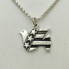 Load image into Gallery viewer, American Peace Dove Pendant or Pin