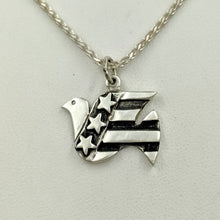 Load image into Gallery viewer, American Peace Dove Pendant or Pin
