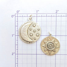 Load image into Gallery viewer, Celestial Zia Sun and Moon Reversible Pendant