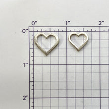 Load image into Gallery viewer, Heart Coin - Middle Open Heart Charm for the 3 Piece Set