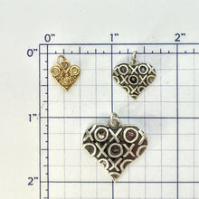 Load image into Gallery viewer, Hugs and Kisses Heart Pendant or Charm