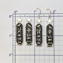 Load image into Gallery viewer, Texas Wildlife Cartouche Earrings