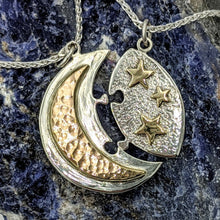 Load image into Gallery viewer, Celestial Moon And Stars 2 piece Puzzle Set