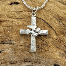 Load image into Gallery viewer, Cross with Symbolic Icons - Sterling Silver