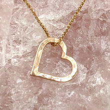 Load image into Gallery viewer, Heart Coin - Middle Open Heart Charm for the 3 Piece Set