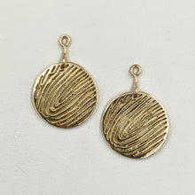 Load image into Gallery viewer, Fingerprint Coin Earrings - Custom
