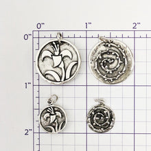 Load image into Gallery viewer, Lily and Thorns Reversible Pendant or Charm