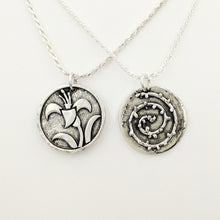Load image into Gallery viewer, Lily and Thorns Reversible Pendant or Charm