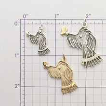 Load image into Gallery viewer, Rocky Doodle Silhouette Dog Pendant with or without Pearl Accent