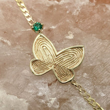 Load image into Gallery viewer, Butterfly Fingerprint  ID Bracelet - Custom Order
