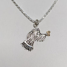 Load image into Gallery viewer, Rocky Doodle Silhouette Dog Pendant with or without Pearl Accent
