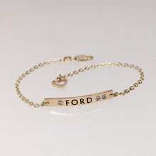 Load image into Gallery viewer, Custom Mini ID Bar Bracelets