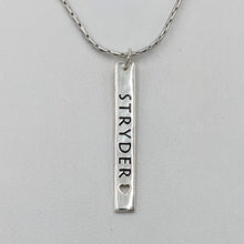 Load image into Gallery viewer, Custom Vertical Bar Pendants