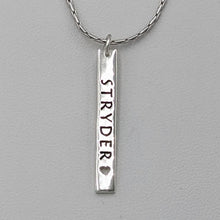 Load image into Gallery viewer, Custom Vertical Bar Pendants