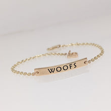 Load image into Gallery viewer, Custom Mini ID Bar Bracelets