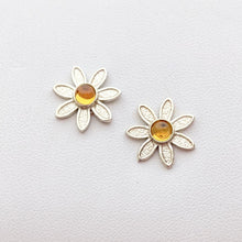 Load image into Gallery viewer, Flower Power Earrings with Colored Gemstones - Custom