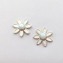 Load image into Gallery viewer, Flower Power Earrings with Colored Gemstones - Custom