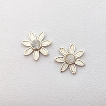 Load image into Gallery viewer, Flower Power Earrings with Colored Gemstones - Custom