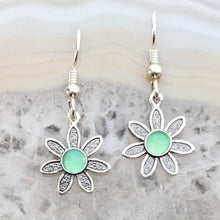 Load image into Gallery viewer, Flower Power Earrings with Colored Gemstones - Custom