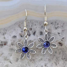 Load image into Gallery viewer, Flower Power Earrings with Colored Gemstones - Custom